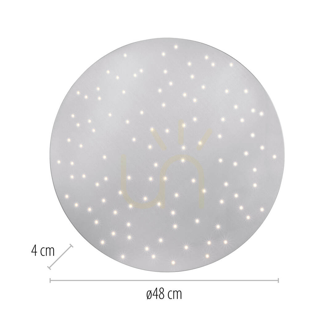 Preview SPARKLE Plafond 14673-55 Silver 1xLED SPARKLE Plafond 14673-55 Silver 1xLED