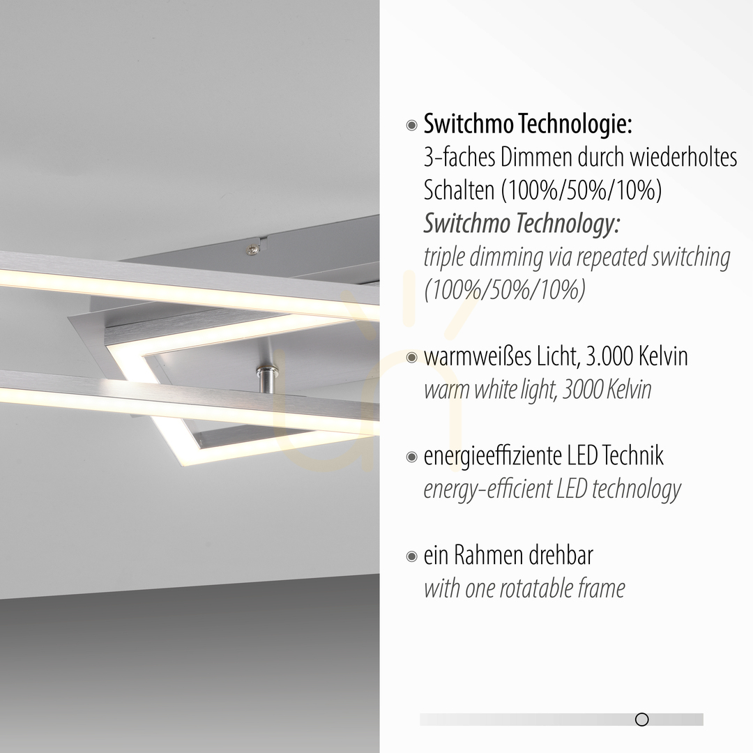 Display Plafond IVEN 14691-55 Silver 1xLED Plafond IVEN 14691-55 Silver 1xLED