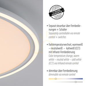 Plafond EDGING 14871-16 White 1xLED small 4