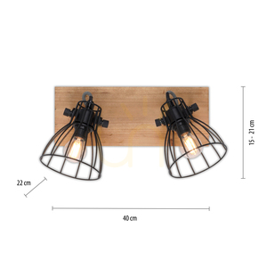 TARO Plafond 15118-18 Black 2xE14 7 TARO Plafond 15118-18 Black 2xE14 small 7