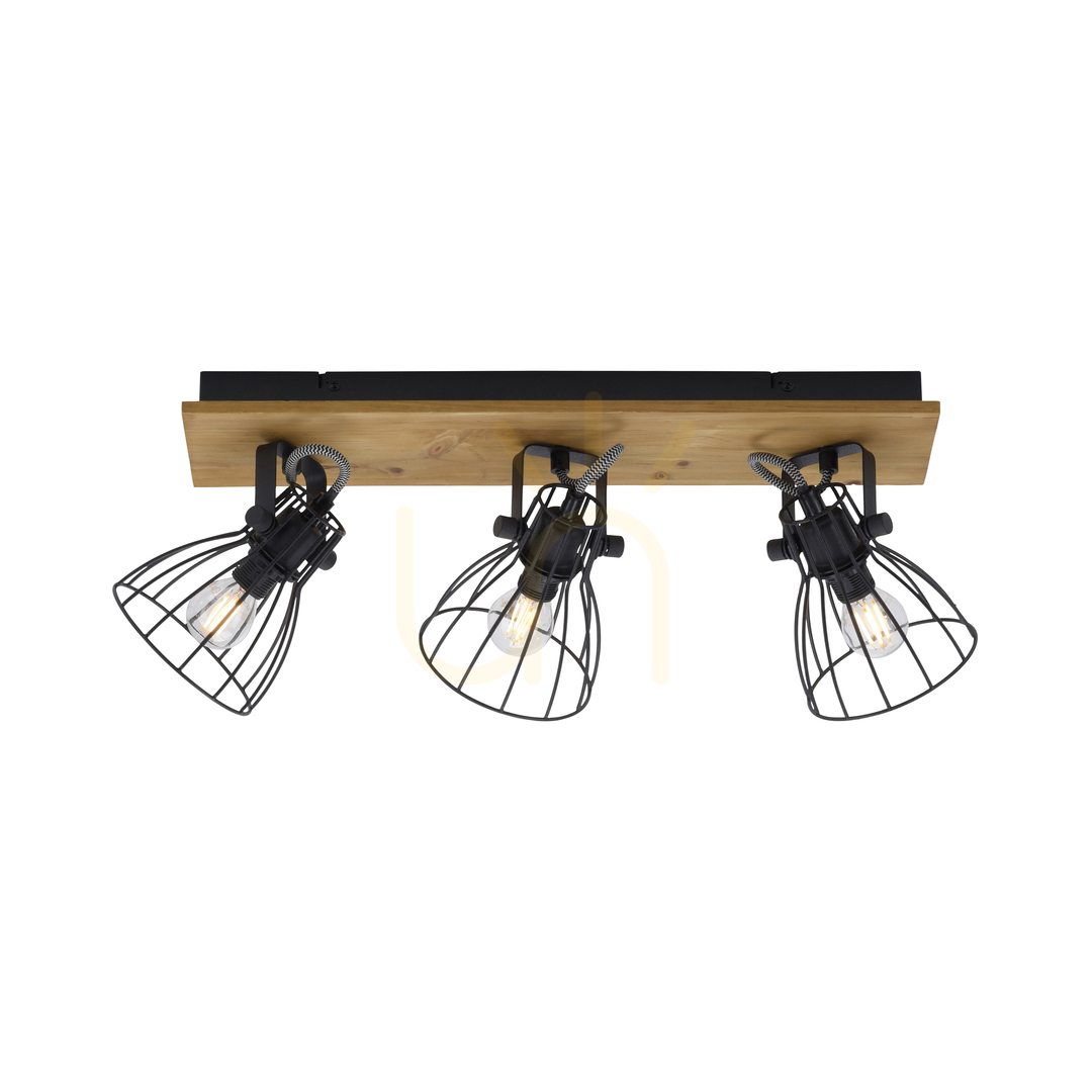 View TARO Plafond 15119-18 Black 3xE14 TARO Plafond 15119-18 Black 3xE14