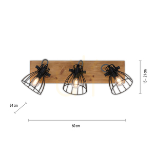 TARO Plafond 15119-18 Black 3xE14 6 TARO Plafond 15119-18 Black 3xE14 small 6