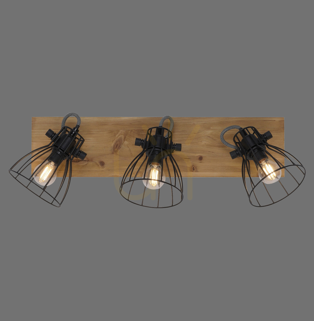 TARO Plafond 15119-18 Black 3xE14