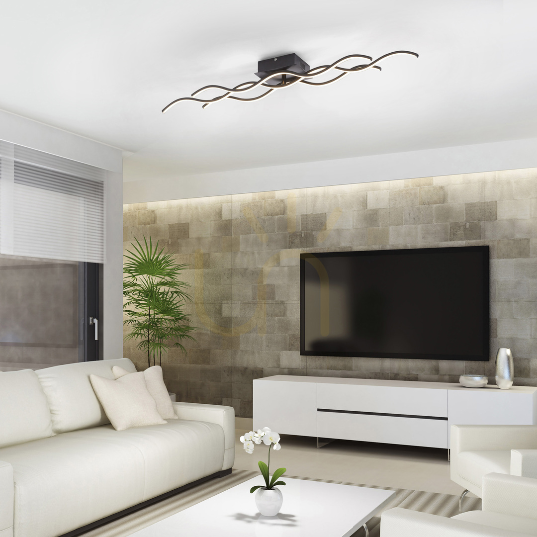 Preview WAVE Plafond 15166-18 Black 1xLED WAVE Plafond 15166-18 Black 1xLED
