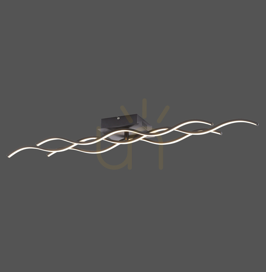 WAVE Plafond 15166-18 Black 1xLED