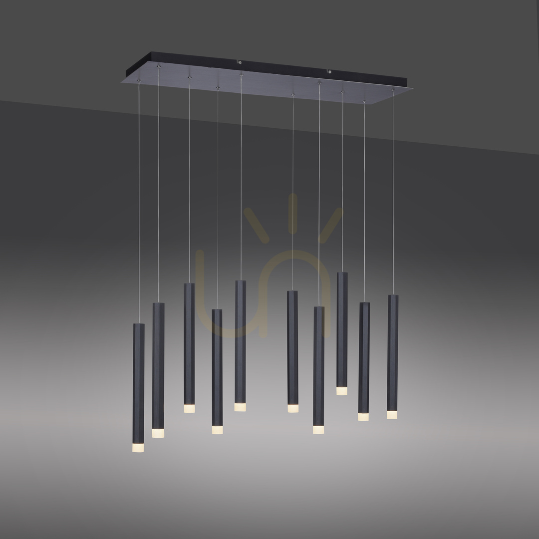 Show BRUNO Pendant Lamp 15206-18 Black 10xLED BRUNO Pendant Lamp 15206-18 Black 10xLED