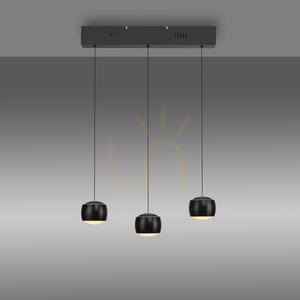 BALLINI Pendant Lamp 15261-18 Black 3xLED small 5