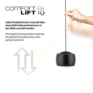 BALLINI Pendant Lamp 15262-18 Black 5xLED 6 BALLINI Pendant Lamp 15262-18 Black 5xLED small 6
