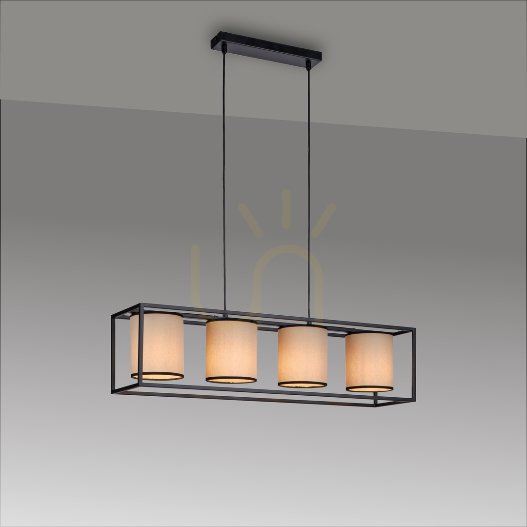 Check RAVEN Pendant Lamp 15305-18 Beige 4xE27 RAVEN Pendant Lamp 15305-18 Beige 4xE27