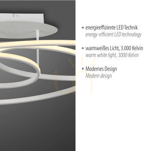 LUMACA Plafond 15321-16 White 1xLED small 3
