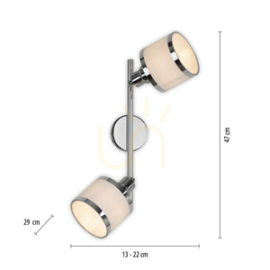 ACCOR Plafond 15372-17 Chrome 2xE14 8 ACCOR Plafond 15372-17 Chrome 2xE14 small 8