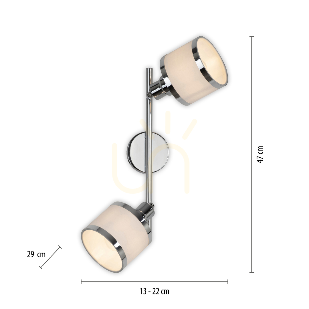 Display ACCOR Plafond 15372-17 Chrome 2xE14 ACCOR Plafond 15372-17 Chrome 2xE14
