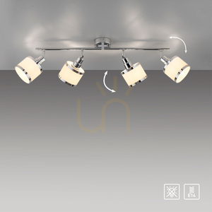 ACCOR Plafond 15374-17 Chrome 4xE14 small 11