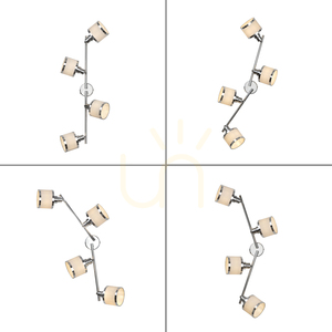 ACCOR Plafond 15374-17 Chrome 4xE14 small 12