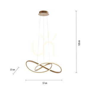 MARIA Pendant Lamp 15402-60 Brass 1xLED 7 MARIA Pendant Lamp 15402-60 Brass 1xLED small 7
