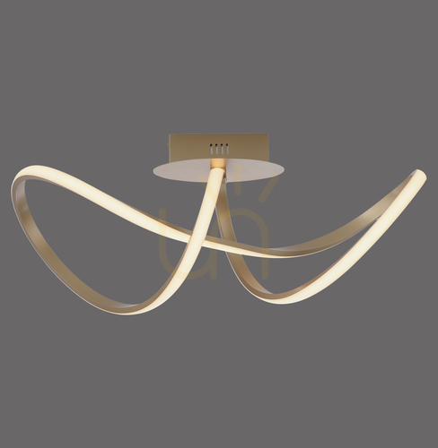 Check MARIA Plafond 15403-60 Brass 1xLED