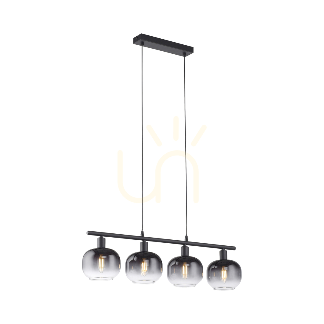 Preview ZEA Pendant Lamp 15421-18 Black 4xE14 ZEA Pendant Lamp 15421-18 Black 4xE14