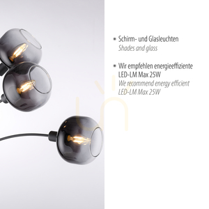 ZEA Floor Lamp 15422-18 Black 3xE14 3 ZEA Floor Lamp 15422-18 Black 3xE14 small 3