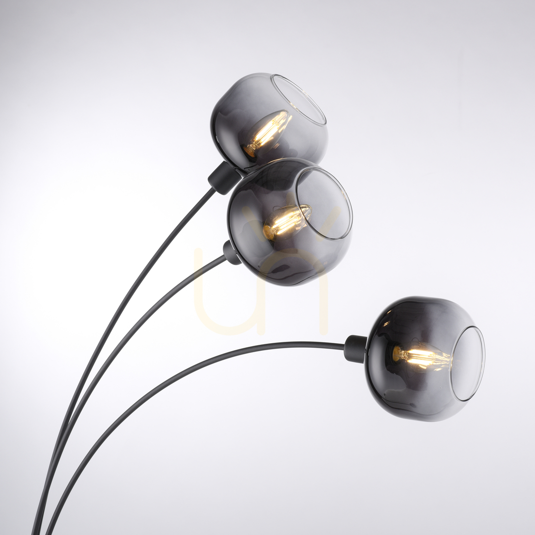 Show ZEA Floor Lamp 15422-18 Black 3xE14 ZEA Floor Lamp 15422-18 Black 3xE14
