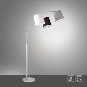 MELVIN Floor Lamp 15461-55 Silver 3xE27 small 8