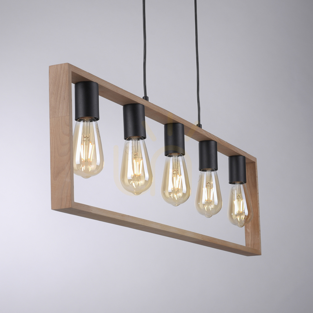 Check FRANKY Pendant Lamp 15653-18 Black 5xE27 FRANKY Pendant Lamp 15653-18 Black 5xE27