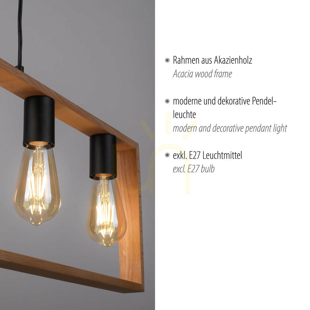 Display FRANKY Pendant Lamp 15653-18 Black 5xE27 FRANKY Pendant Lamp 15653-18 Black 5xE27