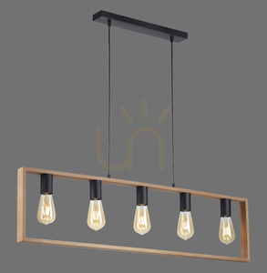 FRANKY Pendant Lamp 15653-18 Black 5xE27 0 FRANKY Pendant Lamp 15653-18 Black 5xE27 small 0