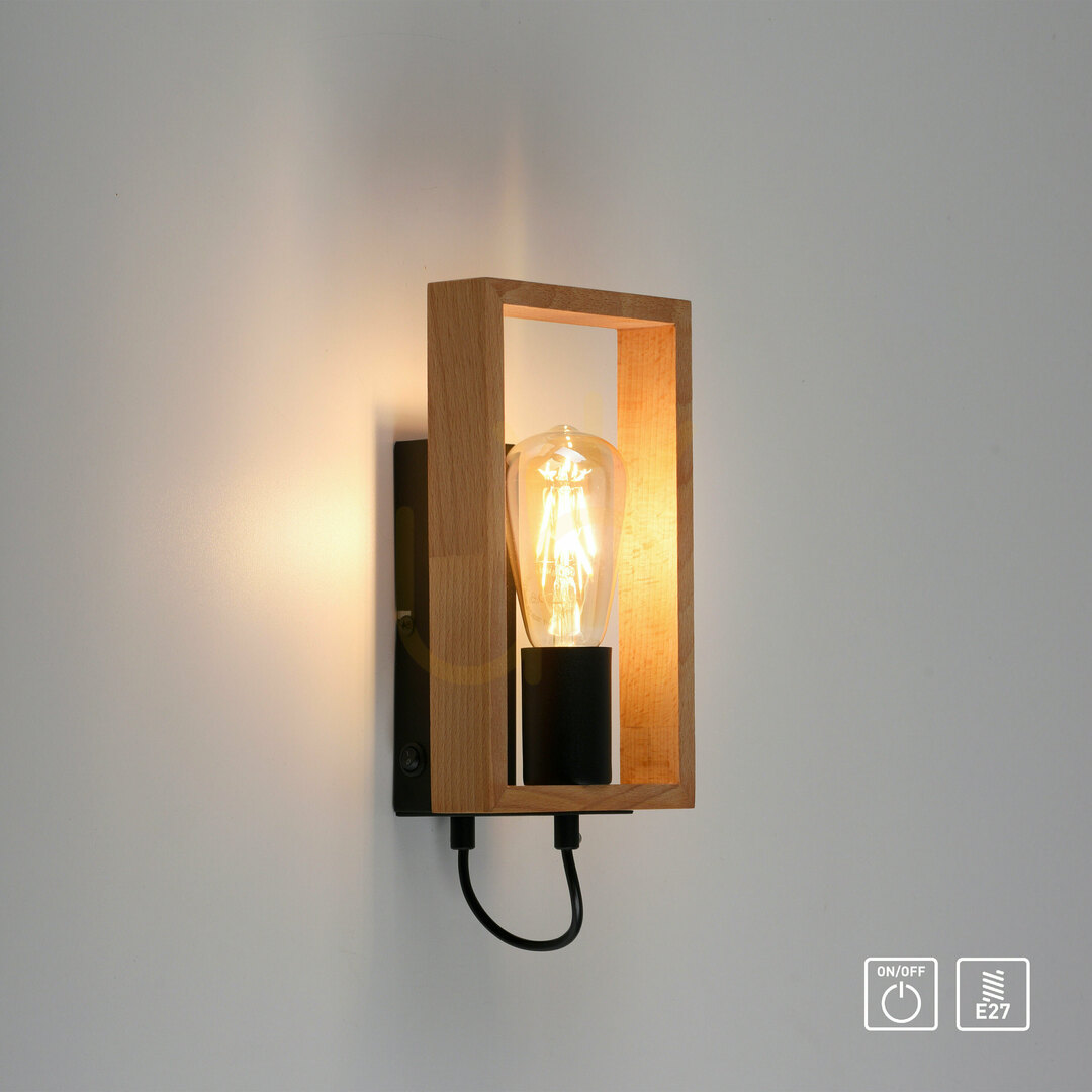 View FRANKY wall lamp 15654-18 Black 1xE27 FRANKY wall lamp 15654-18 Black 1xE27