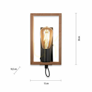 FRANKY wall lamp 15654-18 Black 1xE27 7 FRANKY wall lamp 15654-18 Black 1xE27 small 7