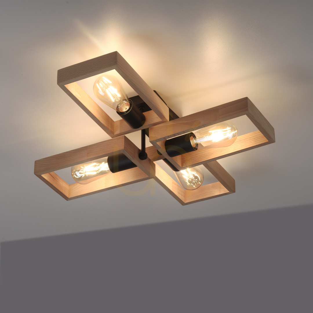 Check Plafond FRANKY 15656-18 Black 4xE27 Plafond FRANKY 15656-18 Black 4xE27