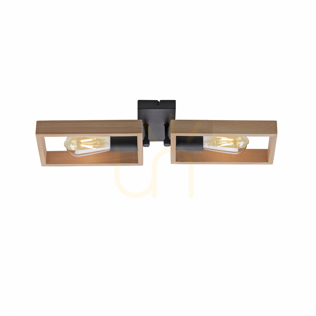 View Plafond FRANKY 15657-18 Black 2xE27 Plafond FRANKY 15657-18 Black 2xE27