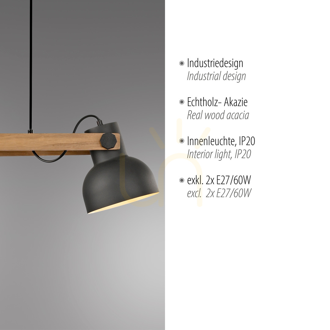 Display CUP 2.0 Pendant Lamp 15742-18 Black 2xE27 CUP 2.0 Pendant Lamp 15742-18 Black 2xE27