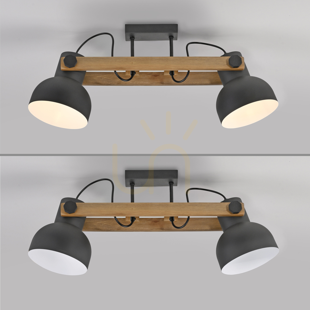 Preview Plafond CUP 2.0 15744-18 Black 2xE27 Plafond CUP 2.0 15744-18 Black 2xE27