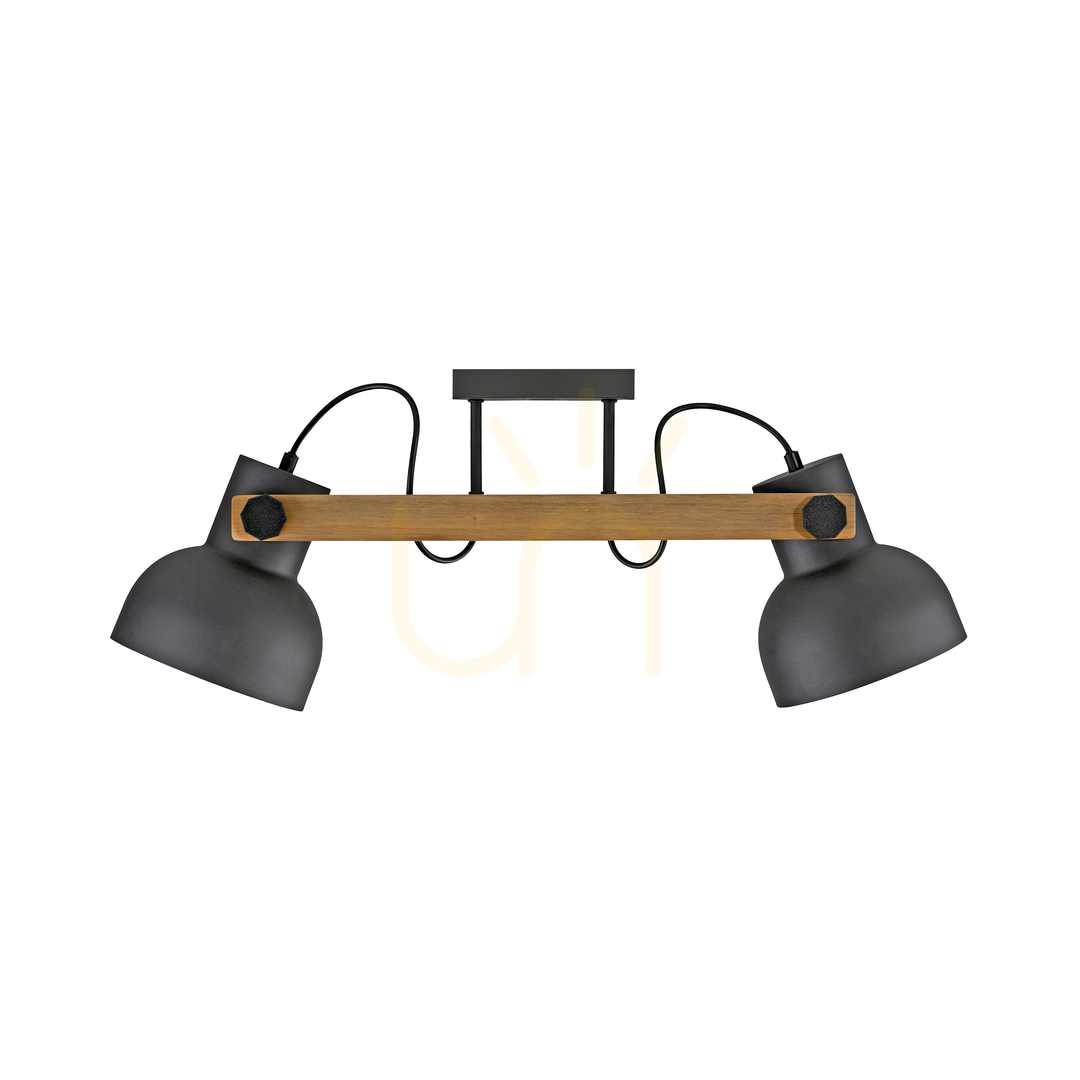 Show Plafond CUP 2.0 15744-18 Black 2xE27 Plafond CUP 2.0 15744-18 Black 2xE27