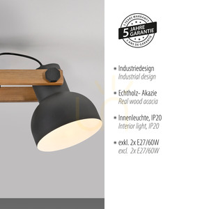 Plafond CUP 2.0 15744-18 Black 2xE27 4 Plafond CUP 2.0 15744-18 Black 2xE27 small 4