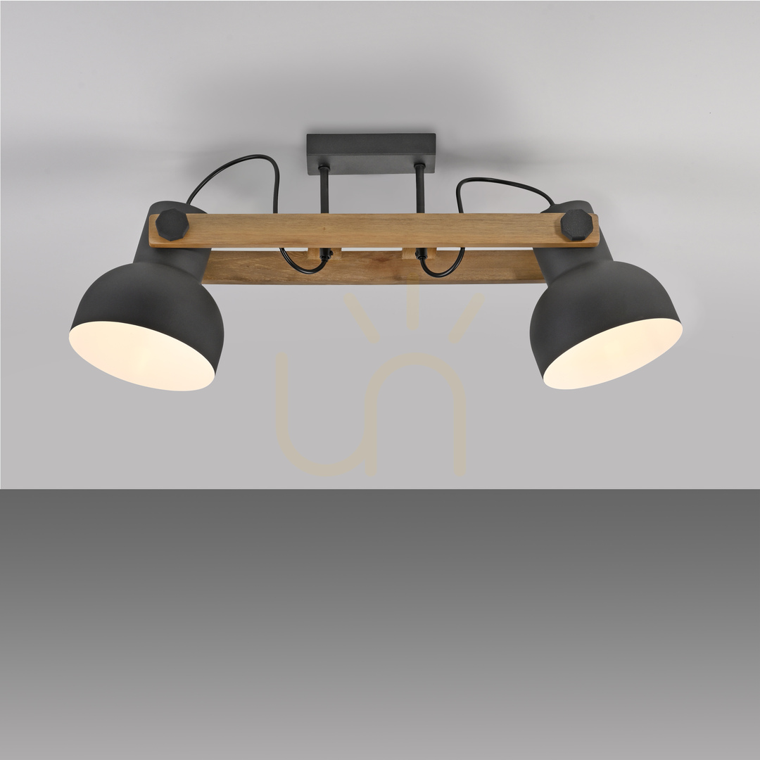 Check Plafond CUP 2.0 15744-18 Black 2xE27 Plafond CUP 2.0 15744-18 Black 2xE27