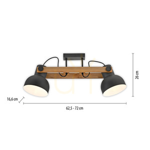 Plafond CUP 2.0 15744-18 Black 2xE27 8 Plafond CUP 2.0 15744-18 Black 2xE27 small 8