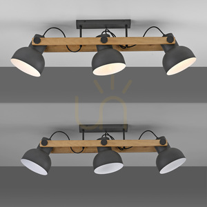 Plafond CUP 2.0 15745-18 Black 3xE27 small 14