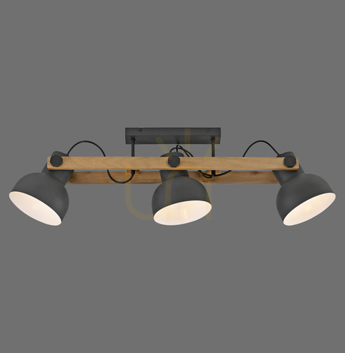 Check Plafond CUP 2.0 15745-18 Black 3xE27