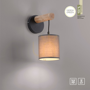 GREEN TRIB wall lamp 15781-29 Wood 1xE27 12 GREEN TRIB wall lamp 15781-29 Wood 1xE27 small 12