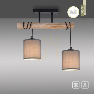 Plafond GREEN TRIB 15782-29 Wood 2xE27 11 Plafond GREEN TRIB 15782-29 Wood 2xE27 small 11