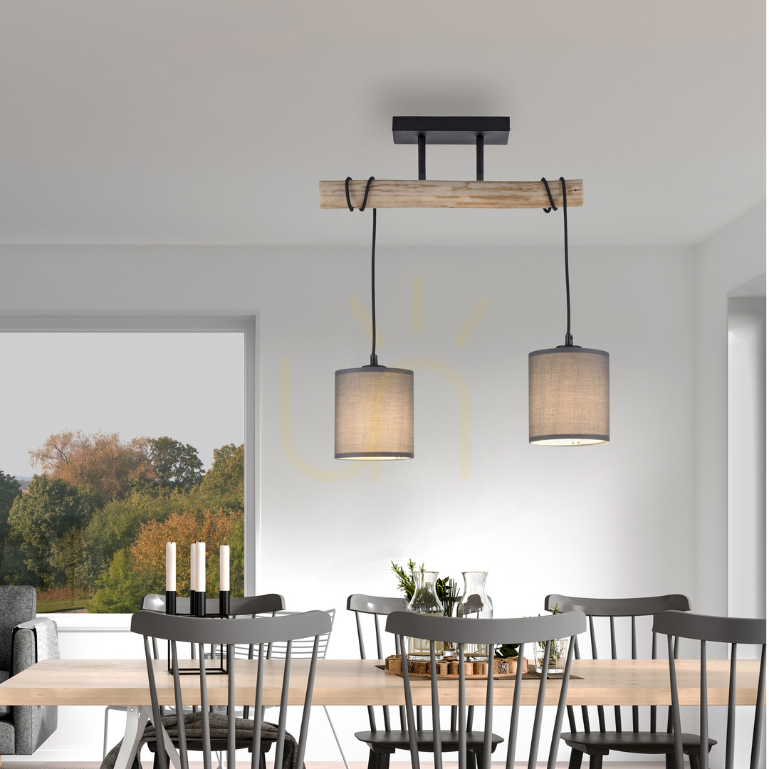 Preview Plafond GREEN TRIB 15782-29 Wood 2xE27 Plafond GREEN TRIB 15782-29 Wood 2xE27