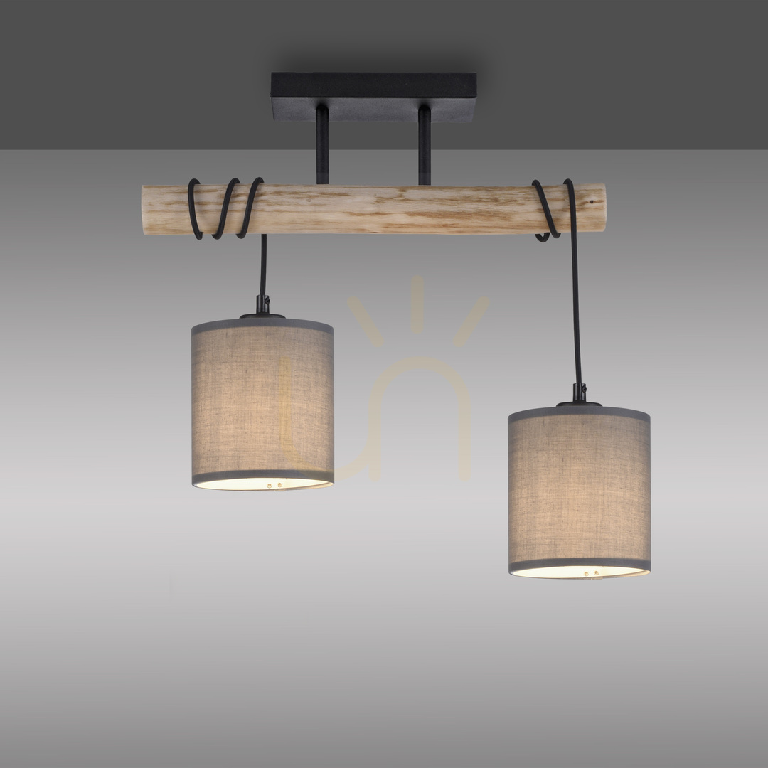 Show Plafond GREEN TRIB 15782-29 Wood 2xE27 Plafond GREEN TRIB 15782-29 Wood 2xE27