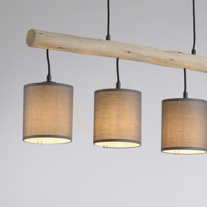 GREEN TRIB Pendant Lamp 15783-29 Wood 4xE27 small 8