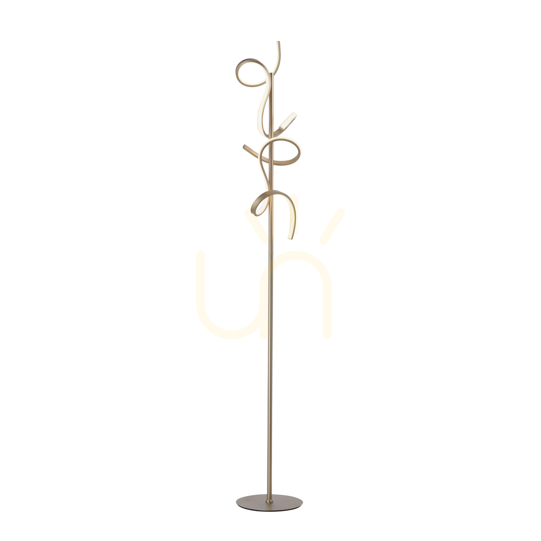 View CURLS 19031-60 Brass 2xLED Floor Lamp CURLS 19031-60 Brass 2xLED Floor Lamp