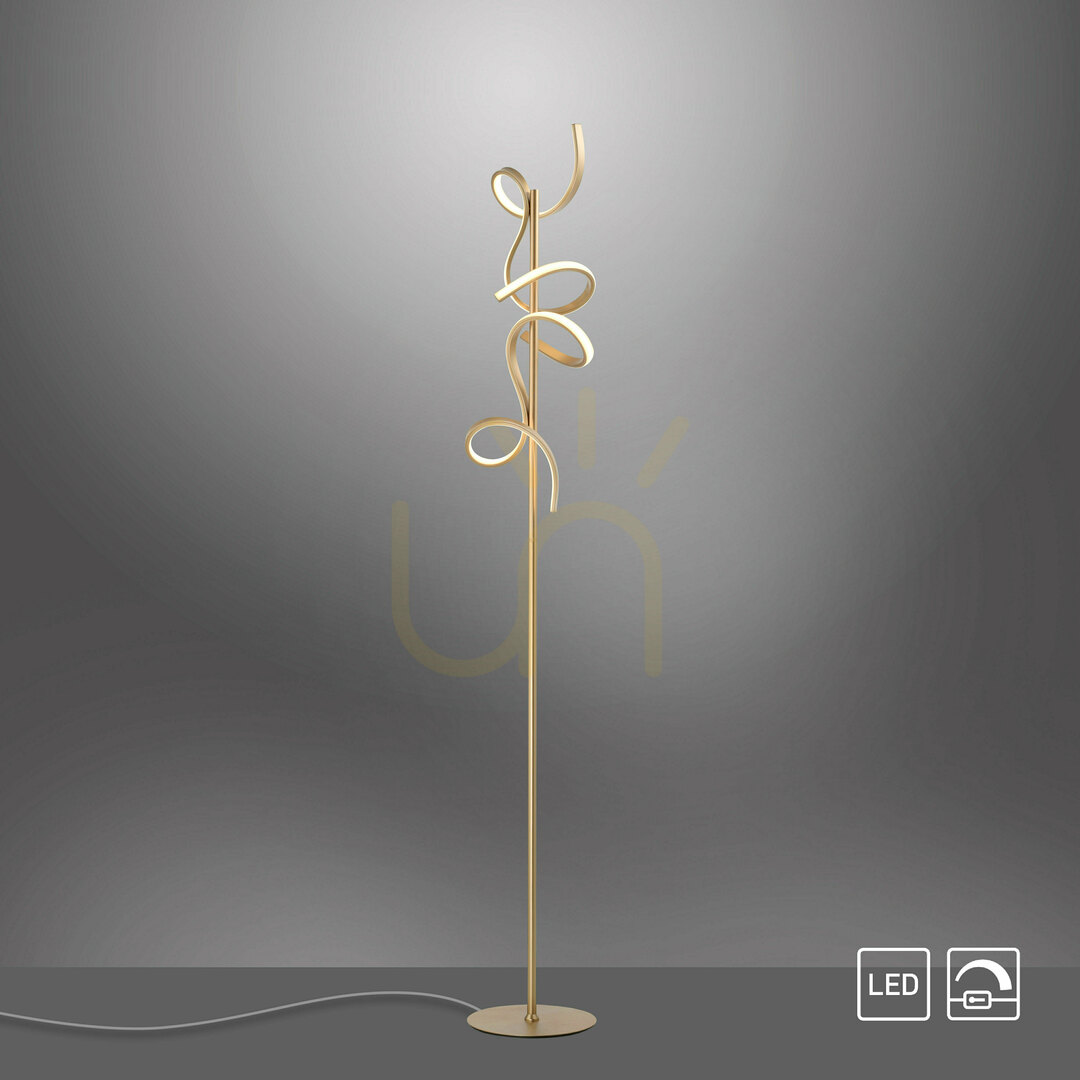 Check CURLS 19031-60 Brass 2xLED Floor Lamp CURLS 19031-60 Brass 2xLED Floor Lamp
