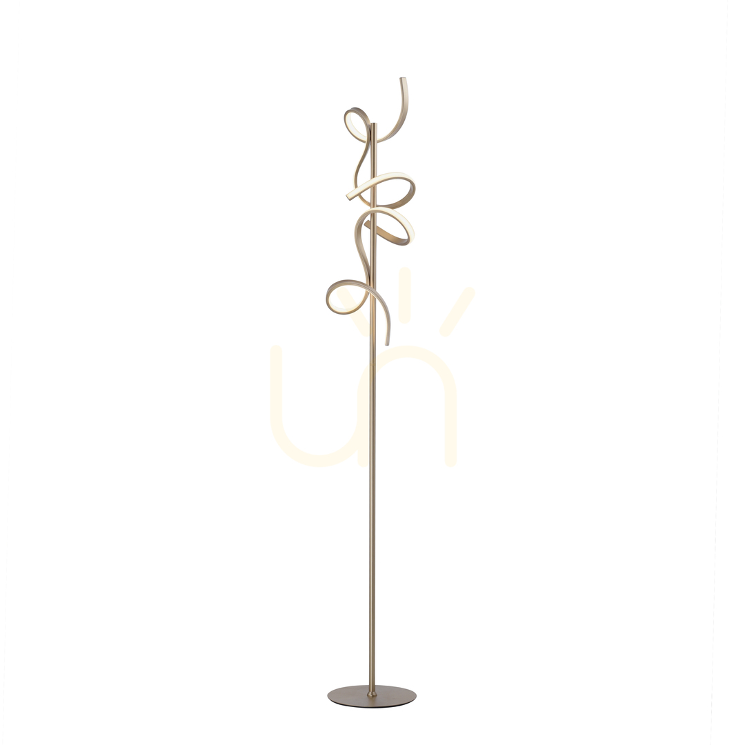View CURLS 19031-60 Brass 2xLED Floor Lamp CURLS 19031-60 Brass 2xLED Floor Lamp