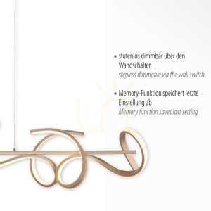 CURLS 19033-60 Brass 4xLED Pendant Lamp 3 CURLS 19033-60 Brass 4xLED Pendant Lamp small 3