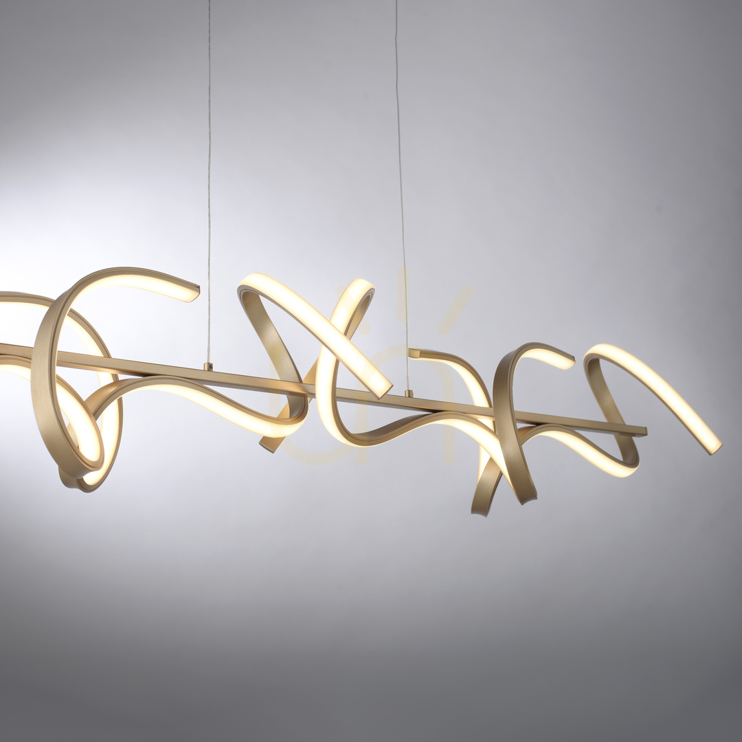 Display CURLS 19033-60 Brass 4xLED Pendant Lamp CURLS 19033-60 Brass 4xLED Pendant Lamp