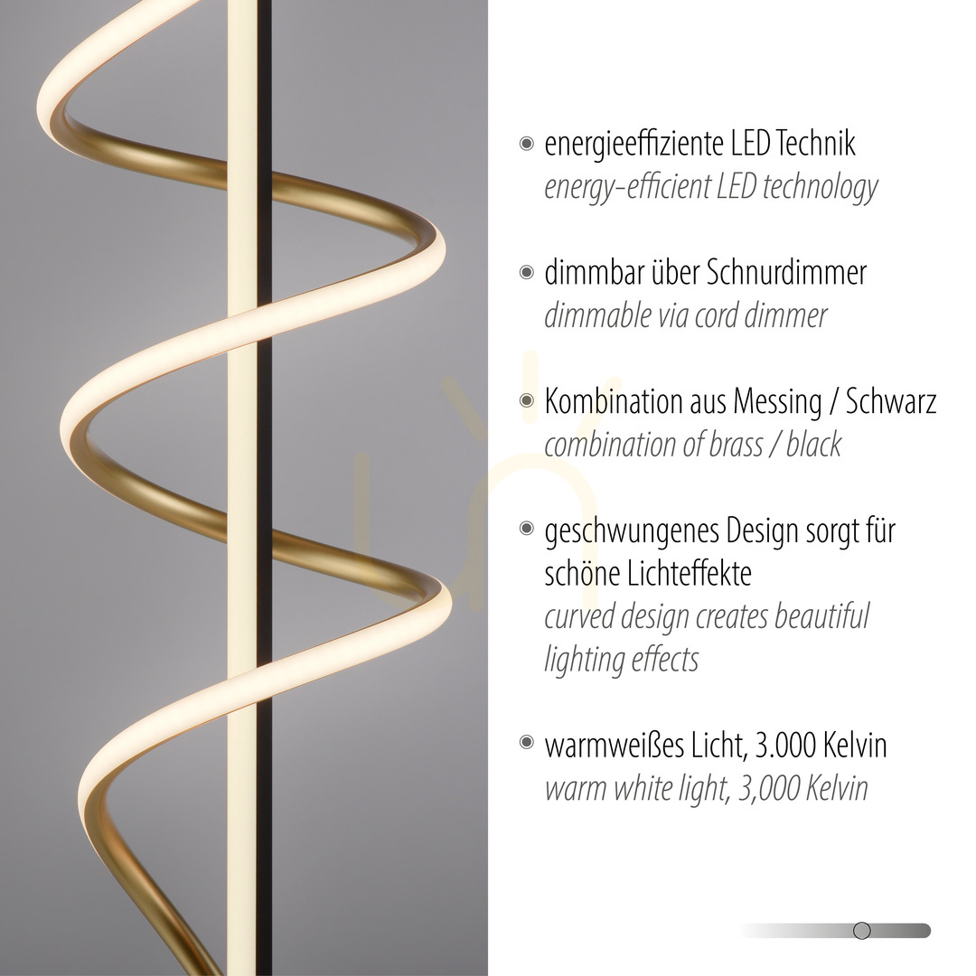 Display EMANDA 19110-68 Brass 1xLED Floor Lamp EMANDA 19110-68 Brass 1xLED Floor Lamp